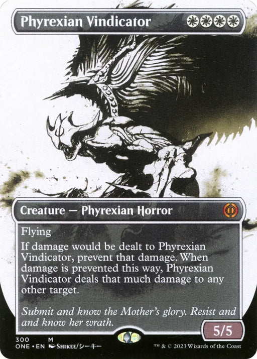 Phyrexian Vindicator (Borderless Ichor) [Phyrexia: All Will Be One] - MTG Single