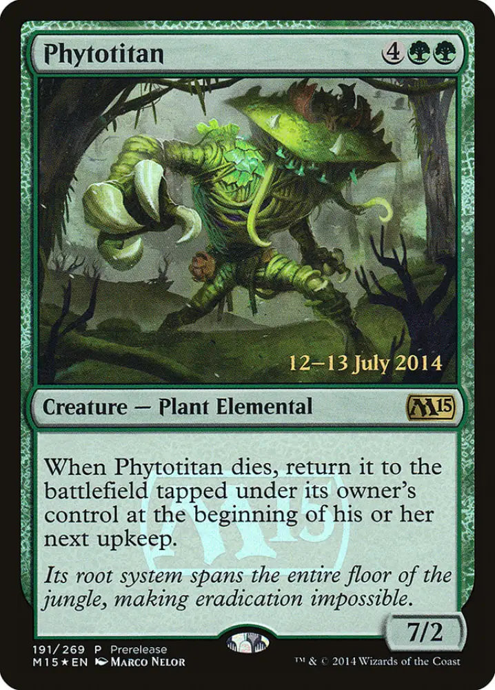 Phytotitan [Magic 2015 Prerelease Promos] - MTG Single
