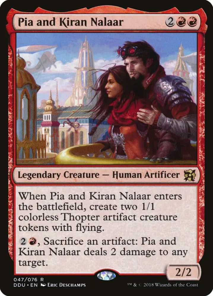 Pia and Kiran Nalaar [Duel Decks: Elves vs. Inventors] - MTG Single