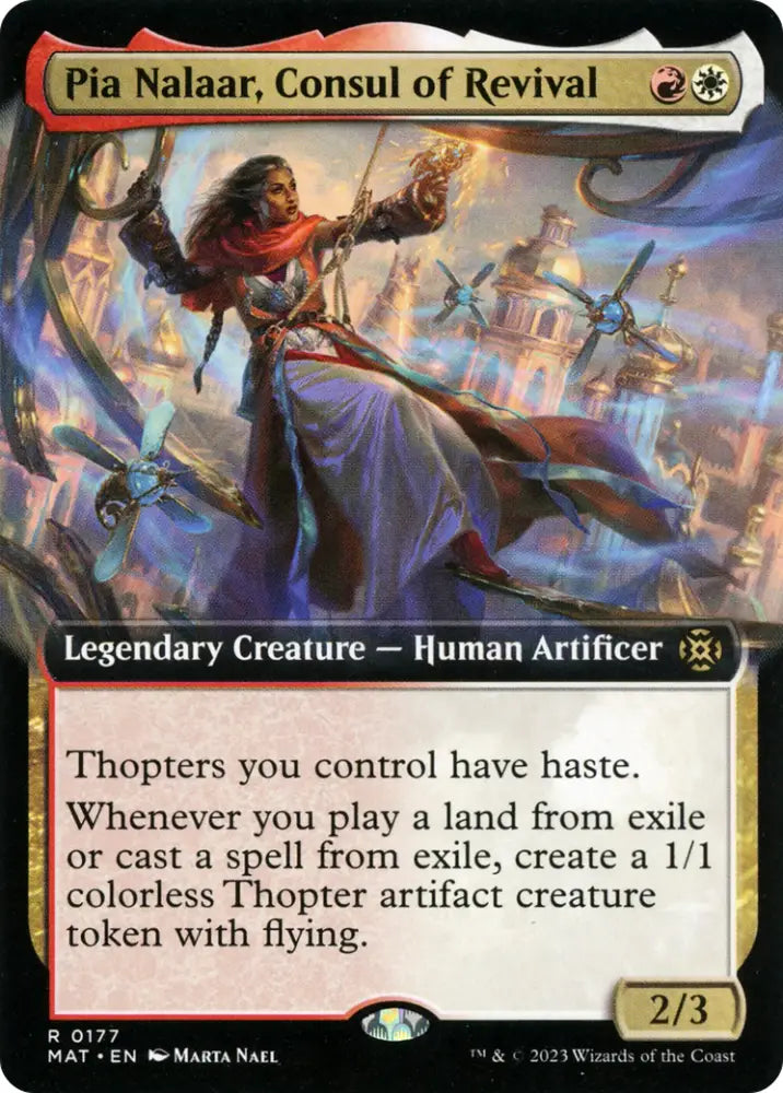 Pia Nalaar Consul of Revival (Extended Art) [March of the Machine: The Aftermath] - MTG Single
