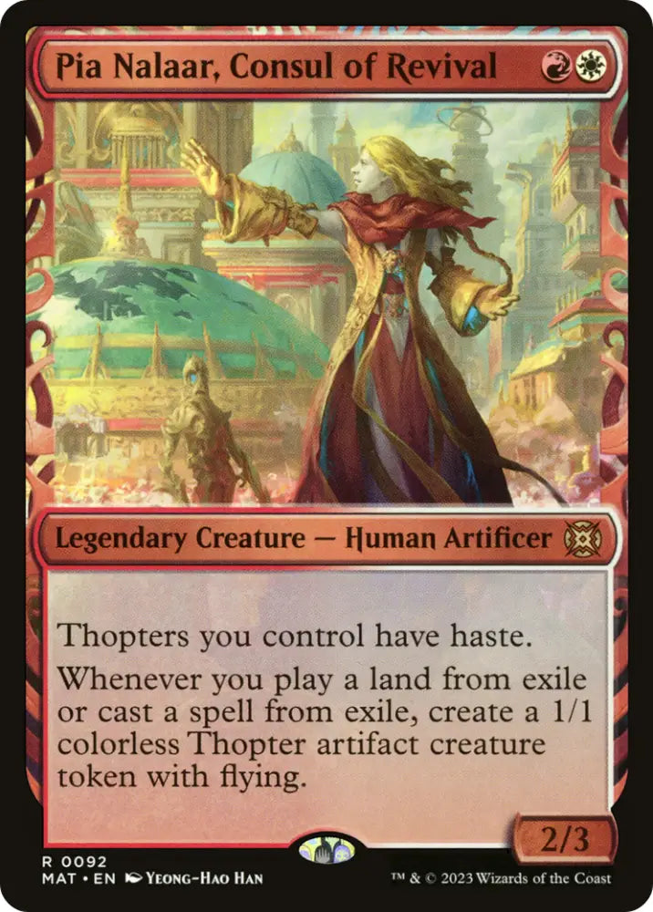 Pia Nalaar Consul of Revival (Showcase) [March of the Machine: The Aftermath] - MTG Single