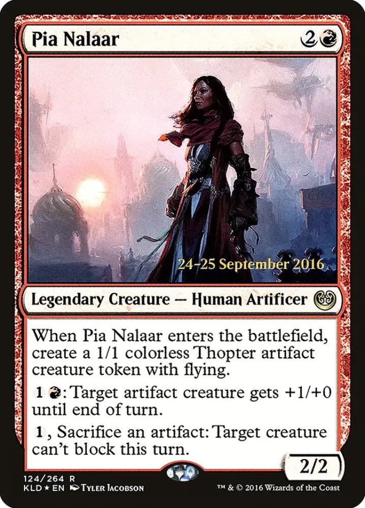 Pia Nalaar [Kaladesh Prerelease Promos] - MTG Single