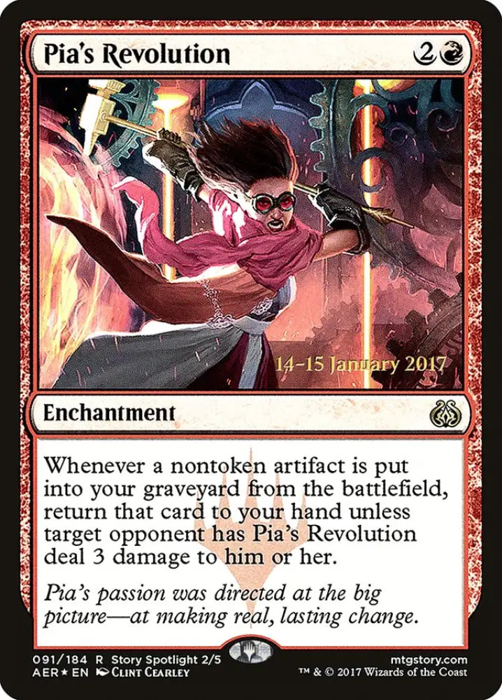 Pia’s Revolution [Aether Revolt Prerelease Promos] - MTG Single