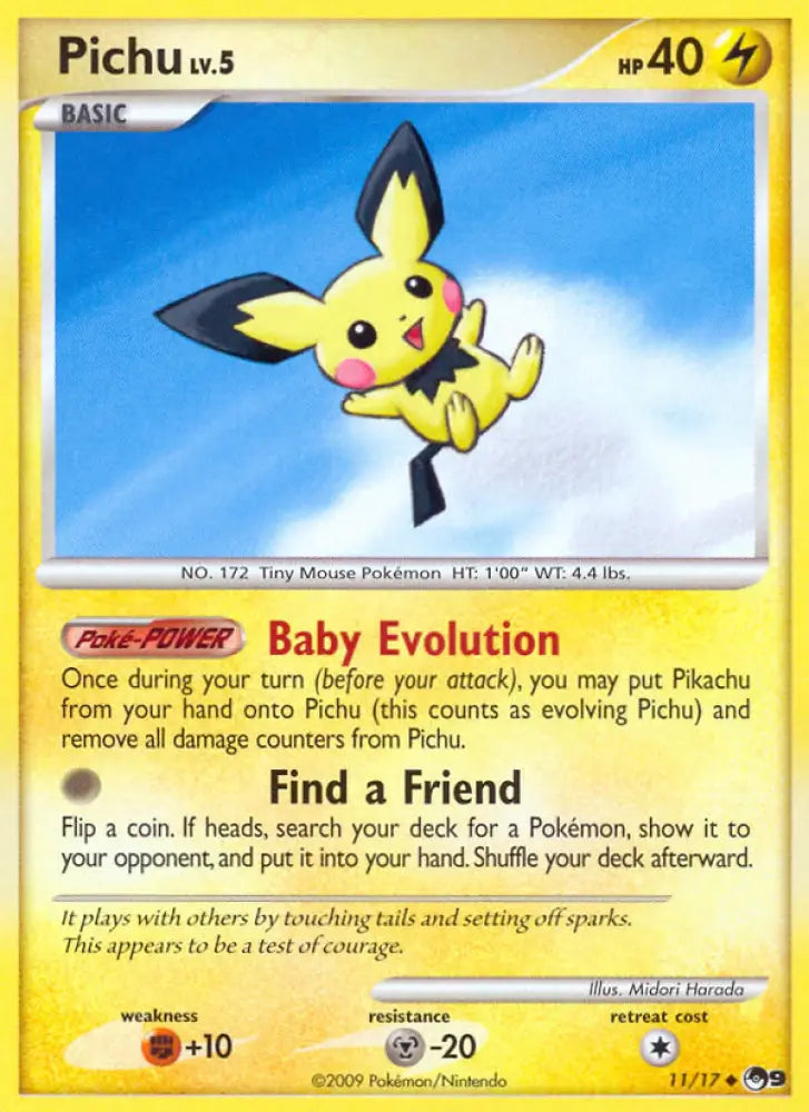Pichu (11/17) [POP Series 9] - Pokemon Single