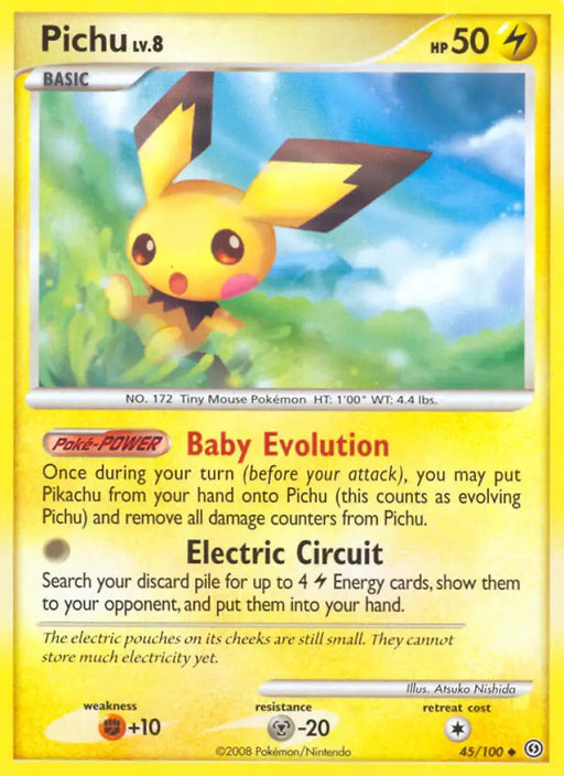 Pichu (45/100) [Diamond & Pearl: Stormfront] - Pokemon Single