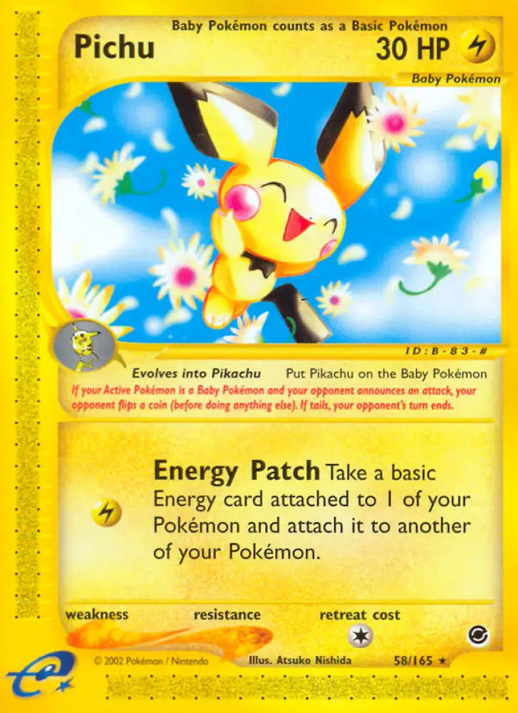 Pichu (58/165) [Expedition: Base Set] - Pokemon Single
