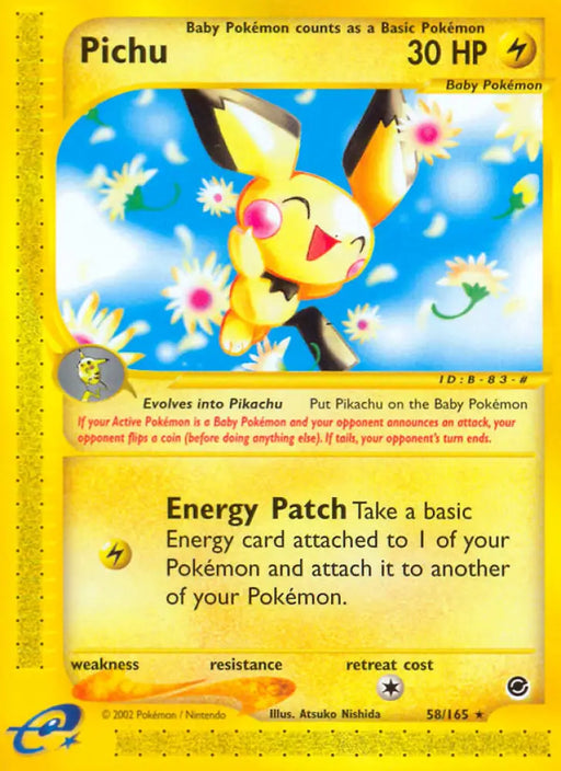 Pichu (58/165) [Expedition: Base Set] - Pokemon Single