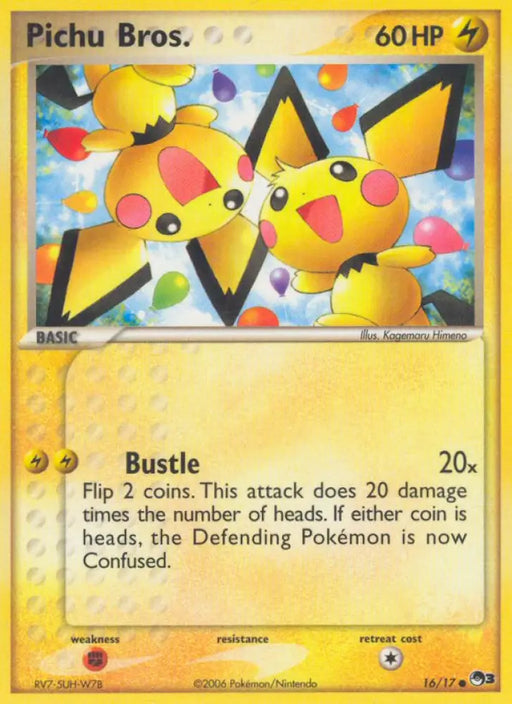 Pichu Bros. (16/17) [POP Series 3] - Pokemon Single