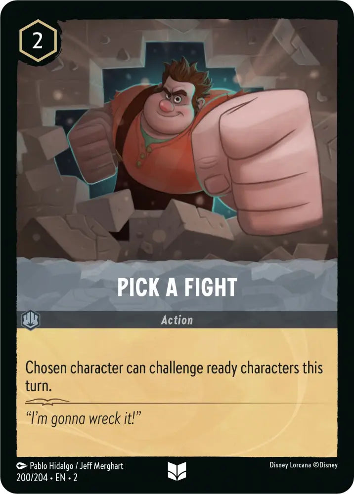 Pick a Fight (200/204) [Rise of the Floodborn] - Lorcana Single