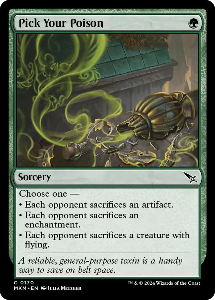 Pick Your Poison [Murders at Karlov Manor] - MTG Single