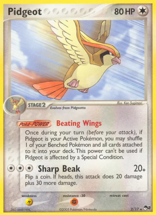 Pidgeot (2/17) [POP Series 2] - Pokemon Single