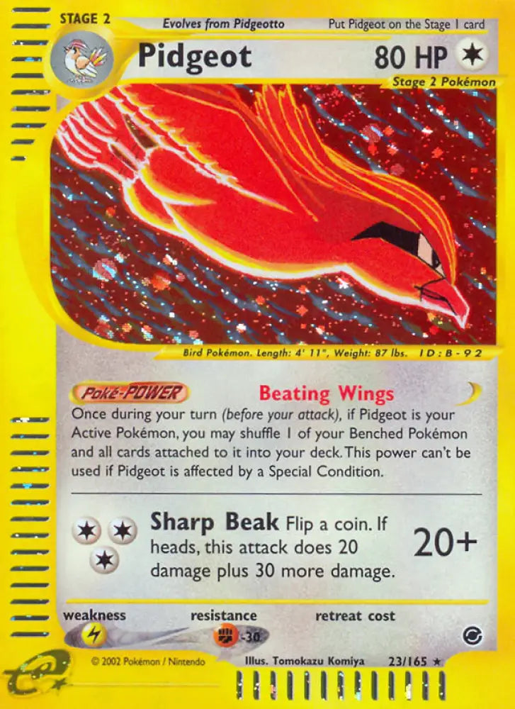 Pidgeot (23/165) [Expedition: Base Set] - Pokemon Single