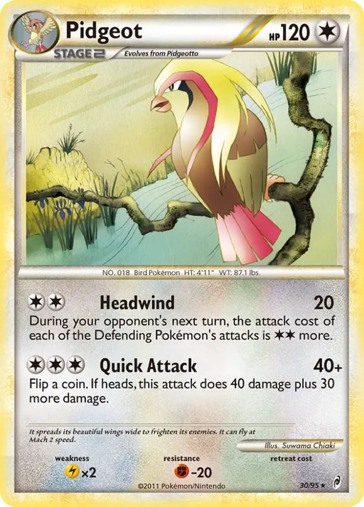 Pidgeot (30/95) [HeartGold & SoulSilver: Call of Legends] - Pokemon Single