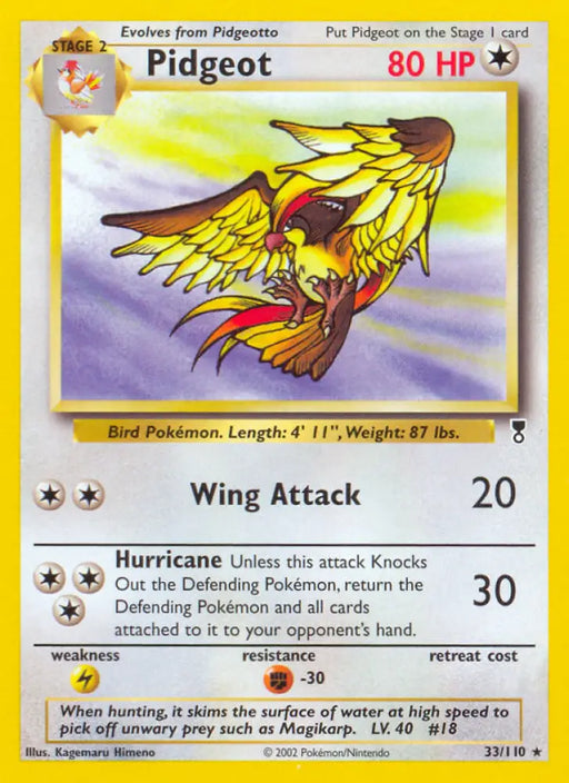 Pidgeot (33/110) [Legendary Collection] - Pokemon Single