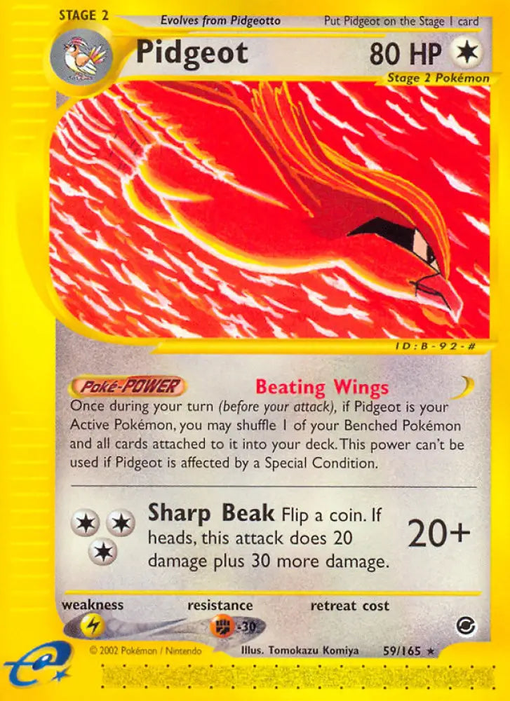 Pidgeot (59/165) [Expedition: Base Set] - Pokemon Single