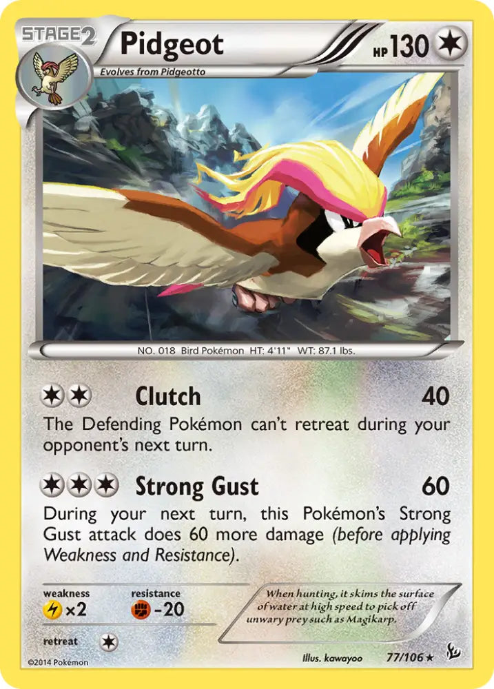 Pidgeot (77/106) [XY: Flashfire] - Pokemon Single