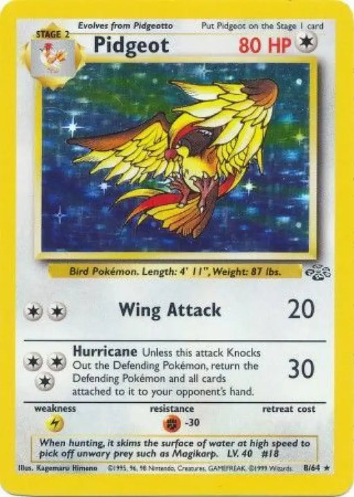 Pidgeot (8/64) [Jungle Unlimited] - Pokemon Single