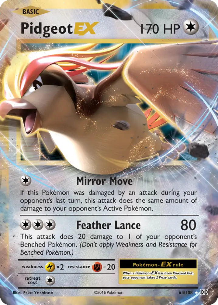 Pidgeot EX (64/108) [XY: Evolutions] - Pokemon Single
