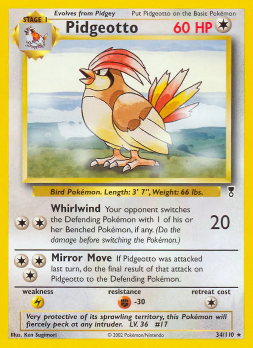 Pidgeotto (34/110) [Legendary Collection] - Pokemon Single