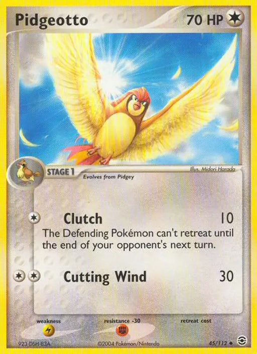 Pidgeotto (45/112) [EX: FireRed & LeafGreen] - Pokemon Single