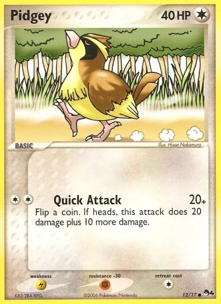 Pidgey (12/17) [POP Series 4] - Pokemon Single