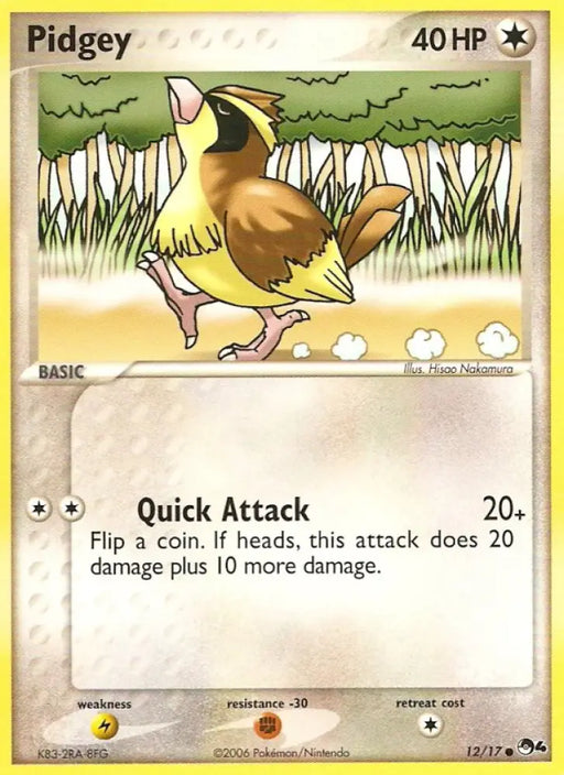Pidgey (12/17) [POP Series 4] - Pokemon Single