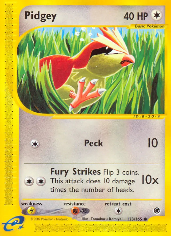 Pidgey (123/165) [Expedition: Base Set] - Pokemon Single
