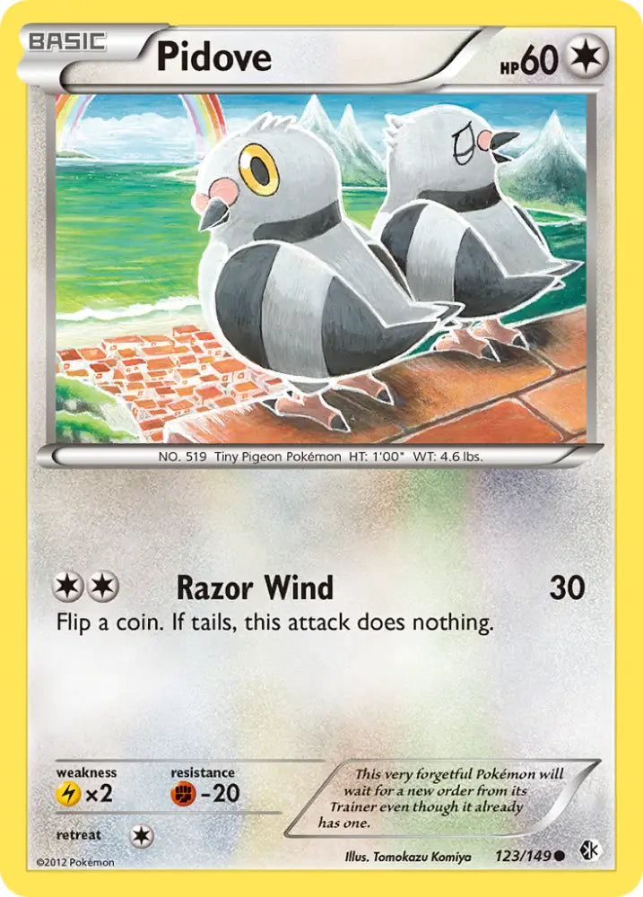 Pidove (123/149) [Black & White: Boundaries Crossed] - Pokemon Single