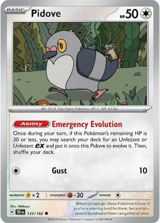 Pidove (133/162) [Scarlet & Violet: Temporal Forces] - Pokemon Single