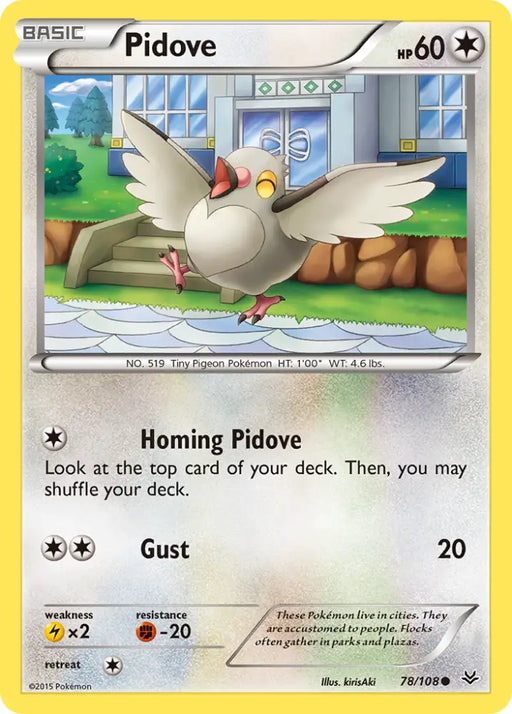 Pidove (78/108) [XY: Roaring Skies] - Pokemon Single