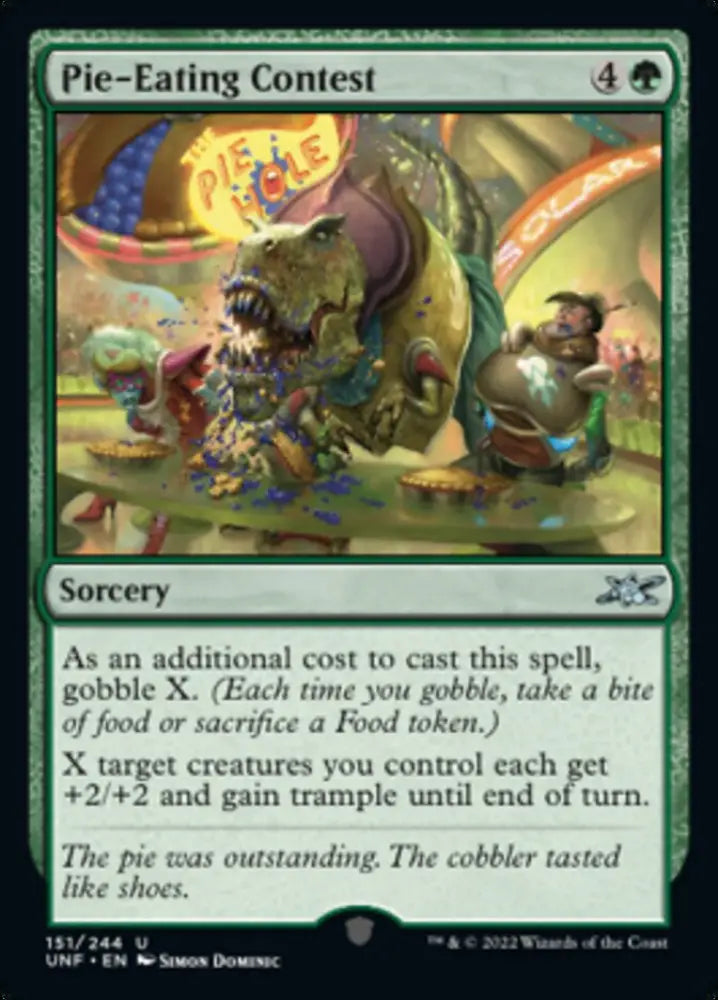 Pie-Eating Contest [Unfinity] - MTG Single