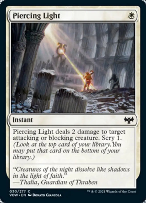 Piercing Light [Innistrad: Crimson Vow] - MTG Single
