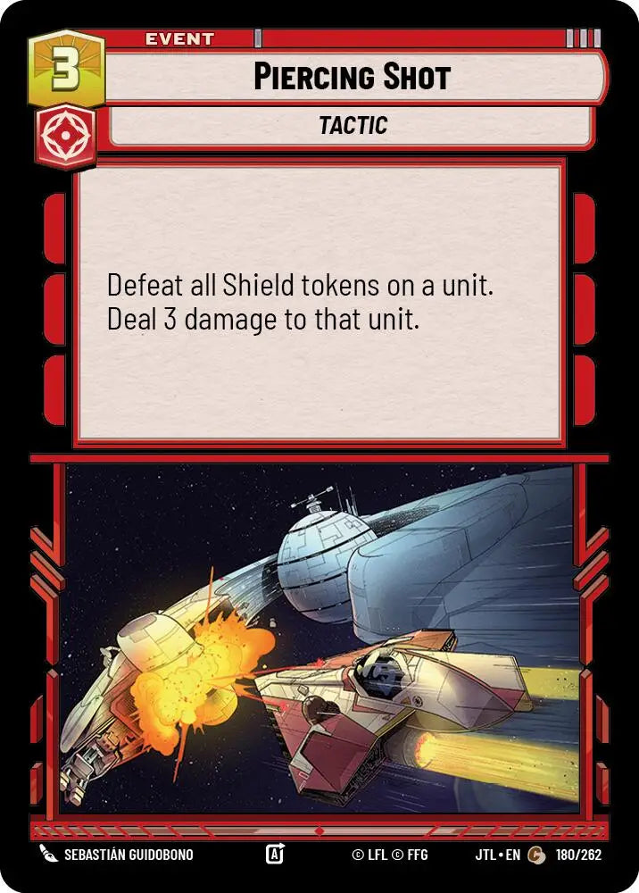 Piercing Shot (180/262) [Jump to Lightspeed] - Star Wars: Unlimited Single
