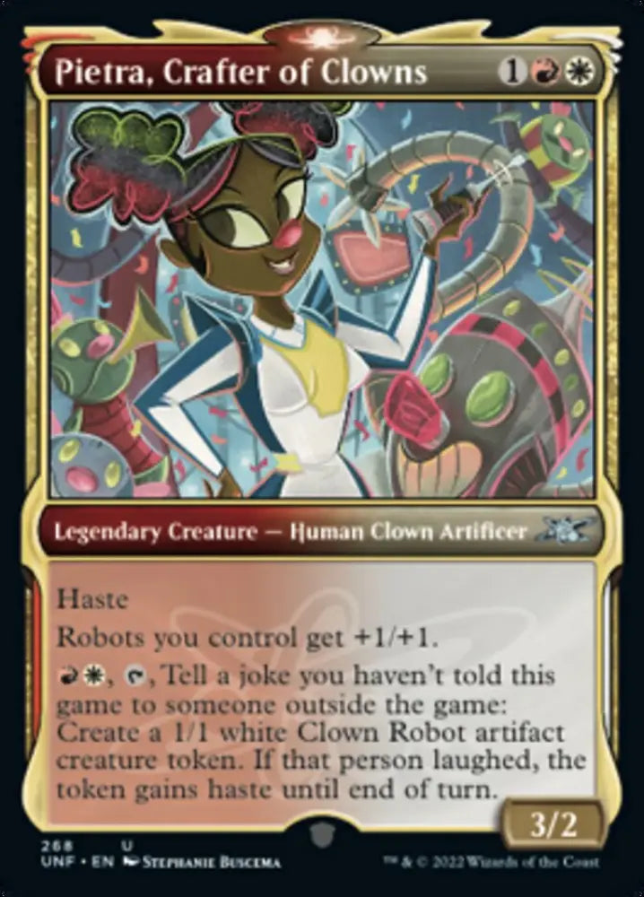 Pietra Crafter of Clowns (Showcase) [Unfinity] - MTG Single