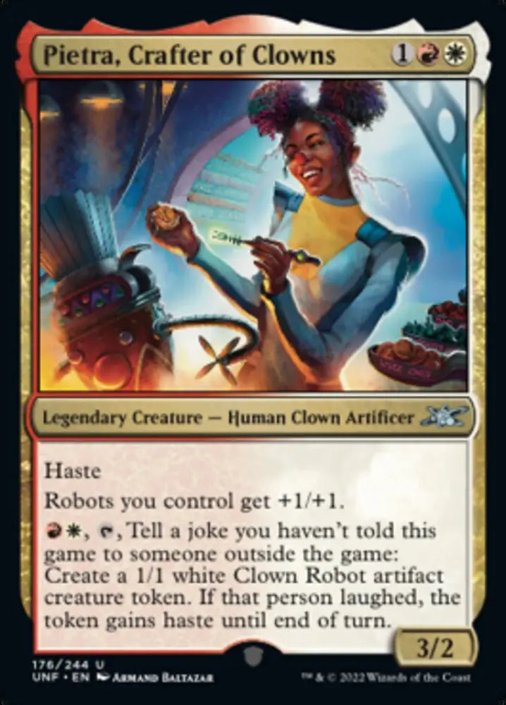 Pietra Crafter of Clowns [Unfinity] - MTG Single
