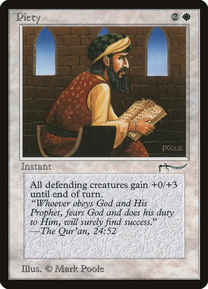 Piety (Dark Mana Cost) [Arabian Nights] - MTG Single