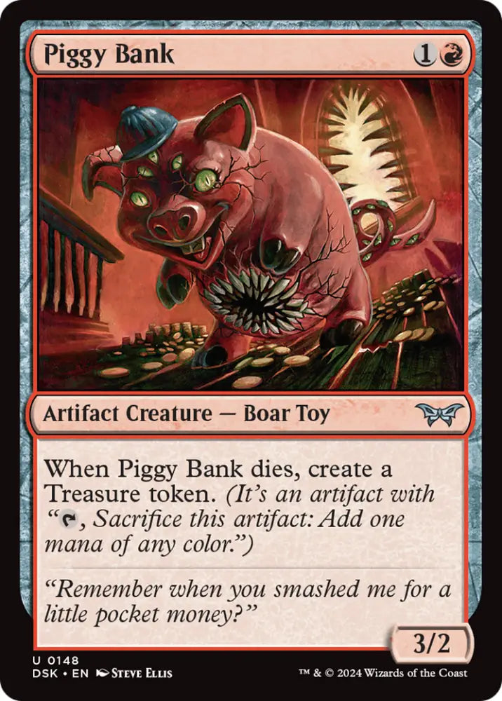 Piggy Bank [Duskmourn: House of Horror] - MTG Single