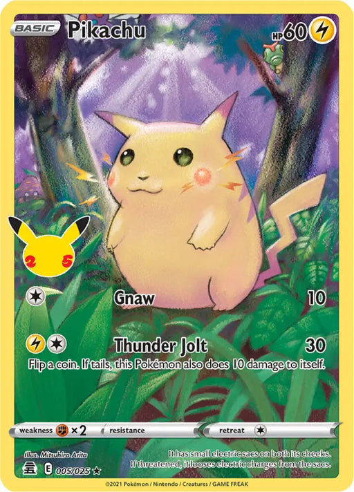 Pikachu (005/025) [Celebrations: 25th Anniversary] - Pokemon Single