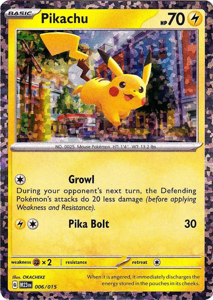 Pikachu (006/015) [McDonald’s Promos: 2023 Collection] - Pokemon Single