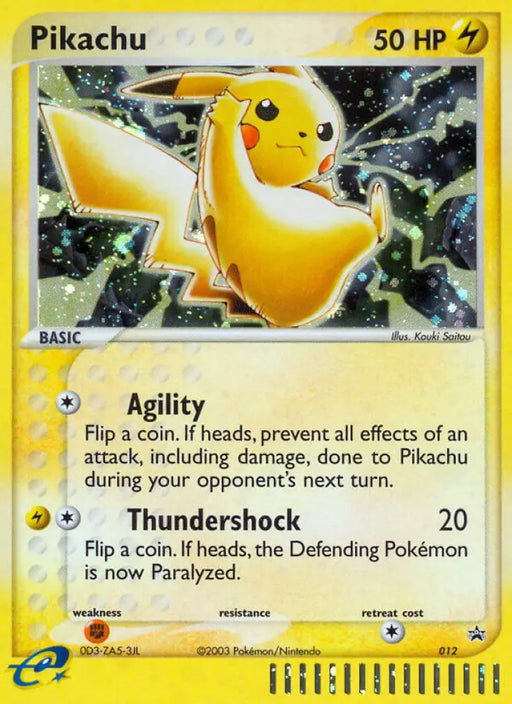 Pikachu (012) [Nintendo: Black Star Promos] - Pokemon Single