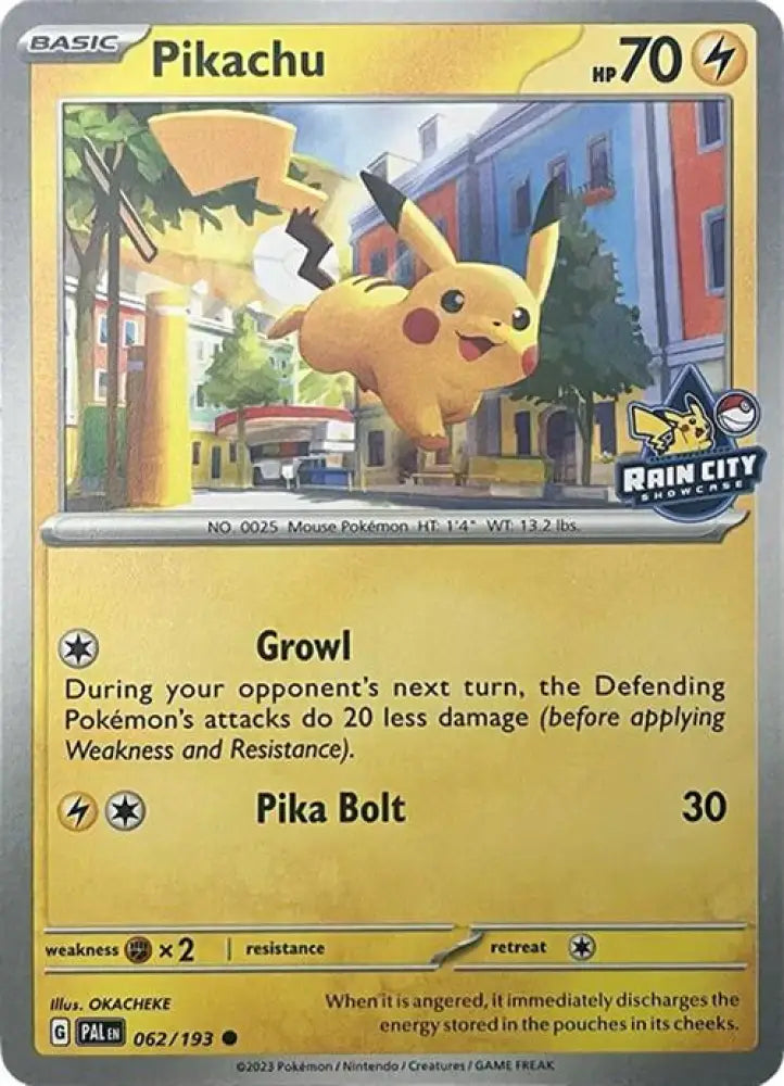 Pikachu (062/193) (Rain City Showcase) [Miscellaneous Cards] - Pokemon Single