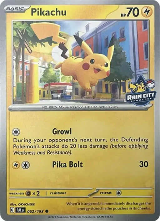 Pikachu (062/193) (Rain City Showcase) [Miscellaneous Cards] - Pokemon Single