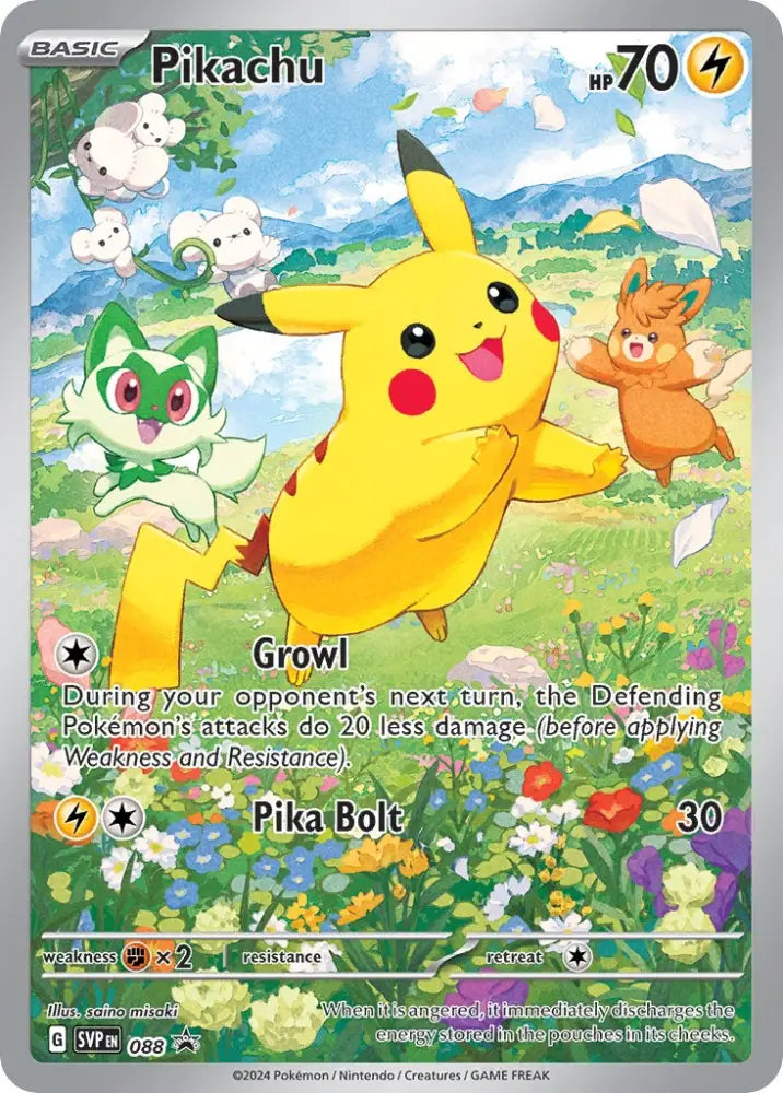 Pikachu (088) [Scarlet & Violet: Black Star Promos] - Pokemon Single