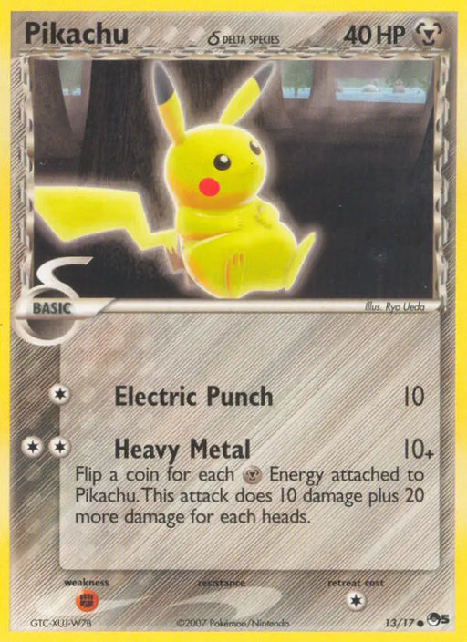 Pikachu (13/17) (Delta Species) [POP Series 5] - Pokemon Single