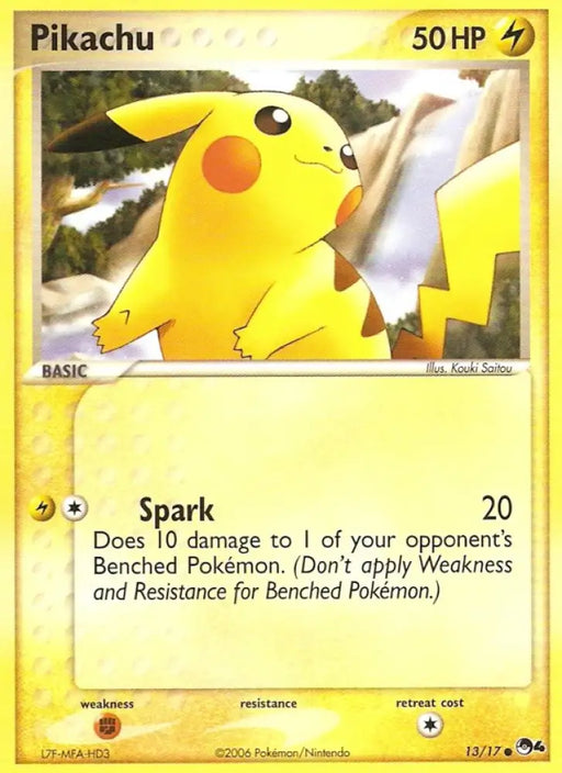 Pikachu (13/17) [POP Series 4] - Pokemon Single