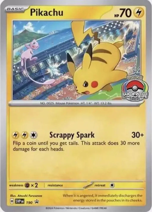 Pikachu (190) [Scarlet & Violet: Black Star Promos] - Pokemon Single