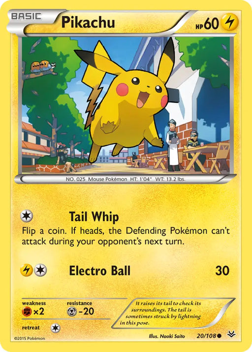 Pikachu (20/108) [XY: Roaring Skies] - Pokemon Single