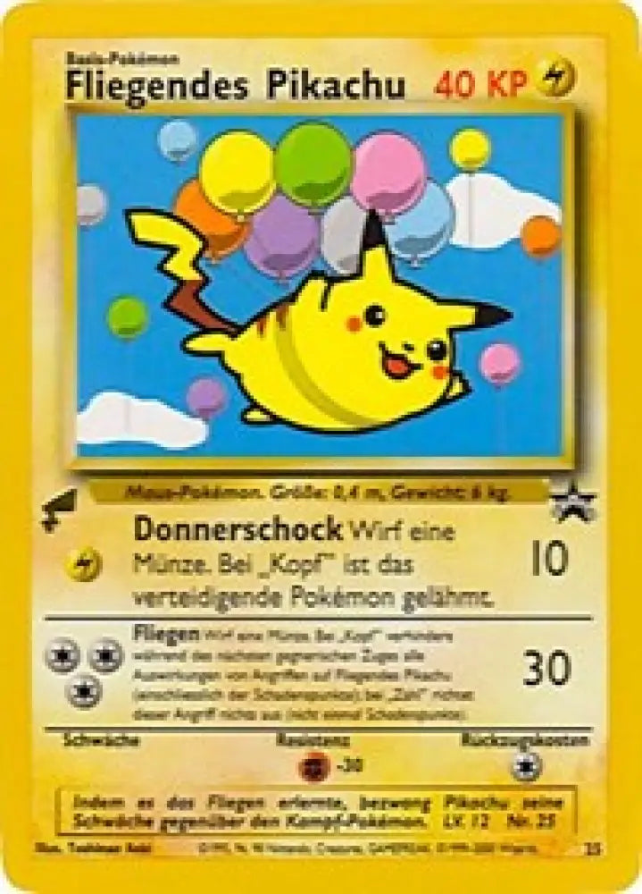 Pikachu (25) (Flying) [Pikachu World Collection Promos] - Pokemon Single