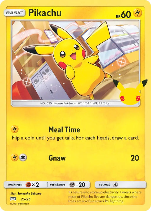 Pikachu (25/25) [McDonald’s 25th Anniversary] - Pokemon Single