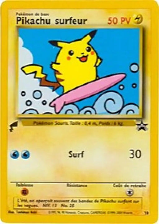 Pikachu (28) (Surfing) [Pikachu World Collection Promos] - Pokemon Single